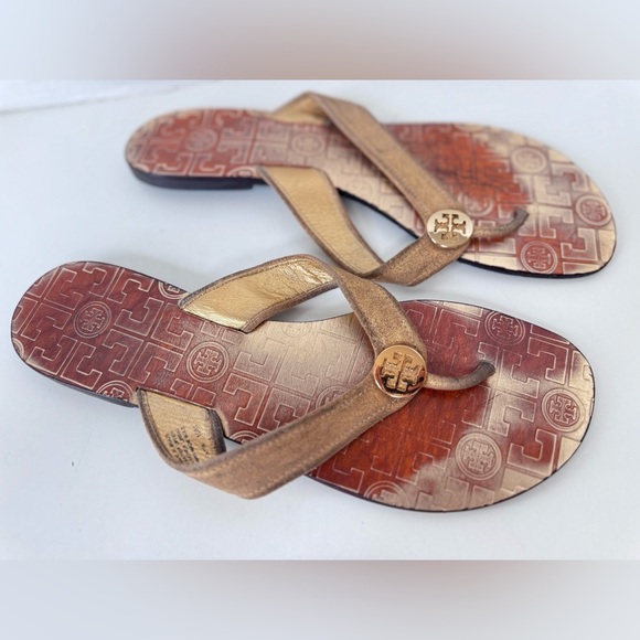 2 Tory Burch Thora Thong Sandals Shoes Women’s size 10 - Picture 5 of 11